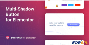 Buttoner – Multi shadow Button for Elementor
