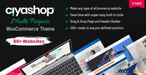 CiyaShop Responsive Multi Purpose WooCommerce WordPress Theme