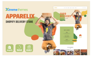 Apparelix Food Delivery Shopify Theme