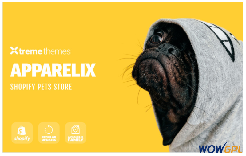 Apparelix Pets Online Store Template Shopify Theme