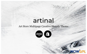 Artinal Art Store Multipage Creative Shopify Theme