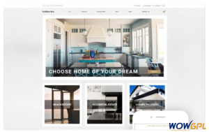 Golden Key Real Estate Clean Shopify Theme