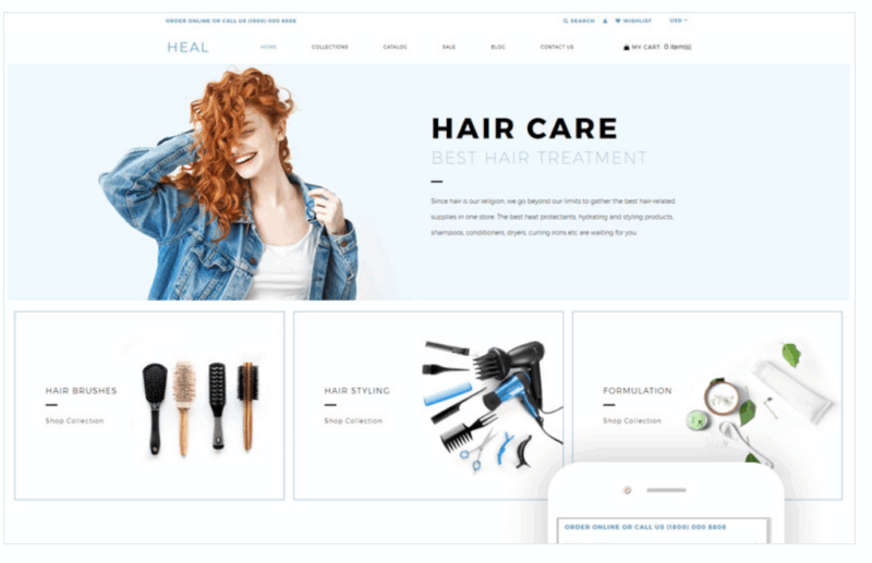 Heal Beauty E commerce Modern