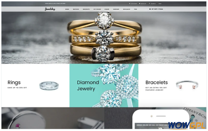 JewelShop Accessories Elegant Shopify Theme