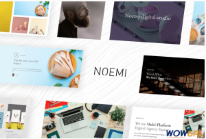Noemi – Creative Agency Portfolio Template Kit