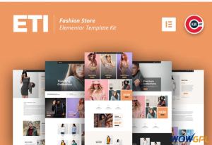 ETI Fashion Store Elementor Template Kit