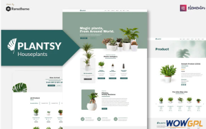Plantsy Houseplants Elementor Template Kit
