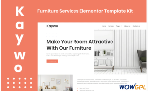 Kaywo Furniture Services Elementor Template Kit