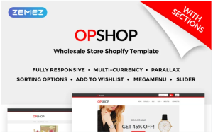 OpShop Wholesale Store Shopify Theme