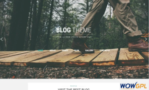 Blog Theme Joomla Template
