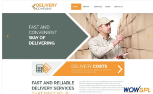 Delivery Company Delivery Services Clean Joomla Template