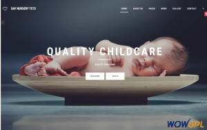 Day Nursery Center Child care Babysitter Responsive Joomla Template