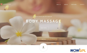 Harmony Massage Salon Responsive Elegant Joomla Template