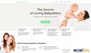 Babysitter Directory Babysitter Ready to Use Clean Joomla Template