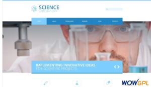Science Laboratory Science Laboratory Responsive Clean Joomla Template