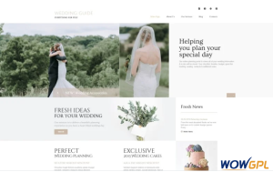 Wedding Guide Wedding Planner Multipage Stylish Joomla Template