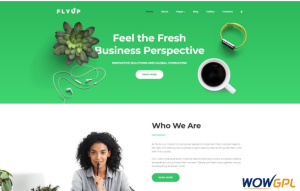 FlyUp Startup Business Consulting Modern Joomla Template