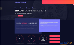 ConfaTheme Stylish Conference Joomla Template