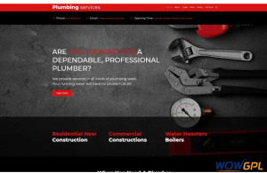 Plumbing Services Joomla Template