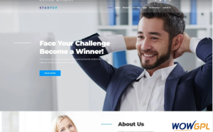 Startup Startup Company Clean Joomla Template