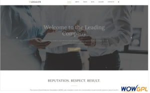 Legalux GDPR Agency Joomla Template