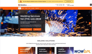 Weldica Welding Services Joomla Template