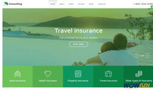 InsuranceCo Consulting Finance Joomla Template