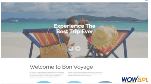 Bon Voyage Travel Agency Vacation planning Responsive Joomla Template