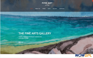 Fine Art Art Culture Gallery Responsive Joomla Template