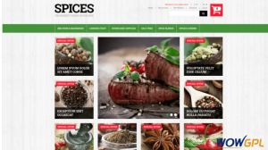 Spiced Dishes for Health Magento Theme