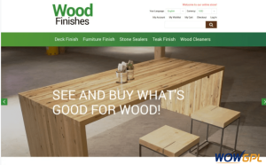 Wood Finishes Promotion Magento Theme