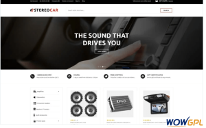 StereoCar Car Audio Store Magento Theme