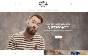 BarberShop Barber Equipment Responsive Magento Theme