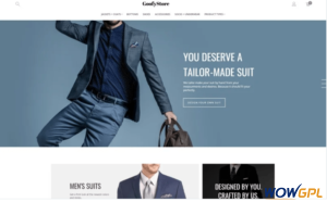 GloStore AMP Mens Fashion Magento Theme