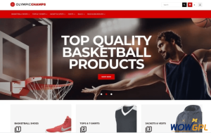 OlympicChamps Basketball Store Magento Theme