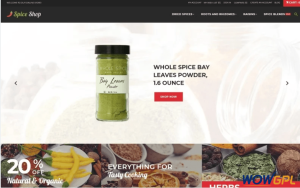 Spices Store Spices Bootstrap Template Magento Theme