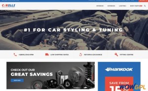 Carilli Car Tuning Magento Theme