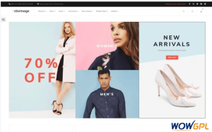 Stormage Fashion Clothes Magento Theme