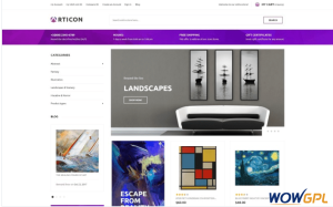 Articon Art Gallery Store Magento Theme