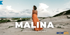 Malina Personal WordPress Blog Theme