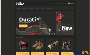 Bikes and Motorcycles Magento Theme