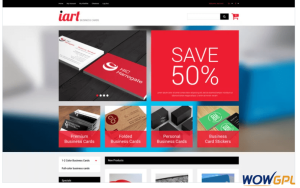 Business Cards Store Magento Theme 1