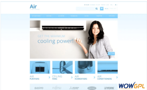 Air Conditioners Magento Theme