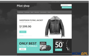 Online Pilot Store Magento Theme