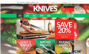 Knives Online Store Magento Theme