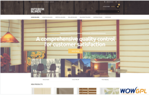 Beautiful Curtains Magento Theme