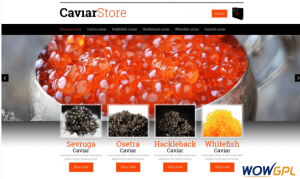 Sell Buy Caviar Magento Theme