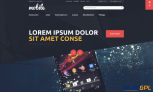 Mobile Phones and Accessories Magento Theme 1