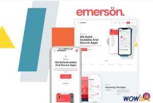 Emerson — App Software Showcase Elementor Template Kit