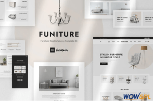 Funiture Furniture Shop WooCommerce Elementor Template Kit